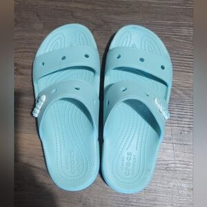 (SOLD) Crocs Womens  Light Blue Sandals